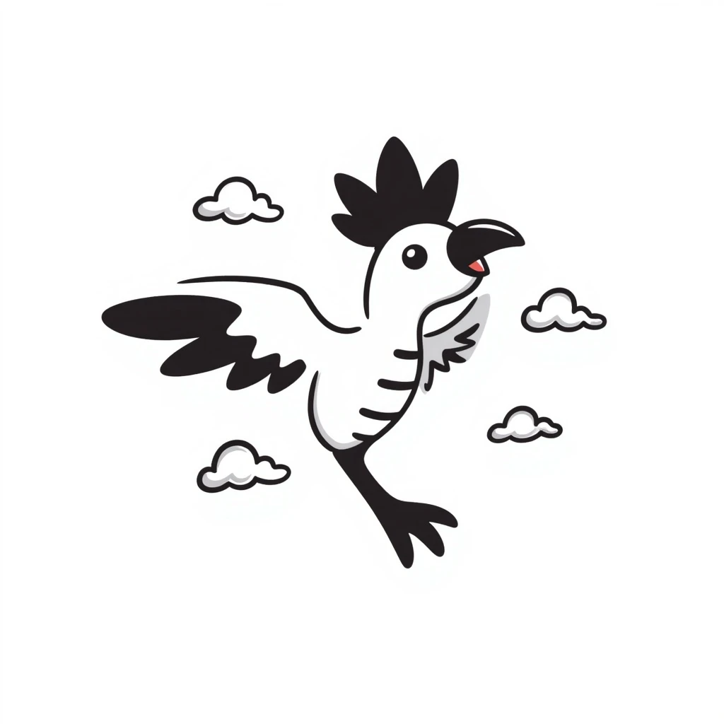 hand-drawn Zapdos doodle emoji