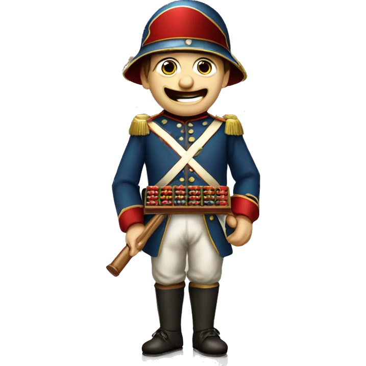 Crimean War soldier keeping abacus emoji