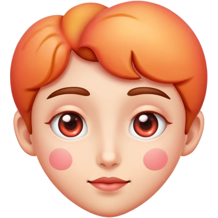 Peach and heart eyes emoji
