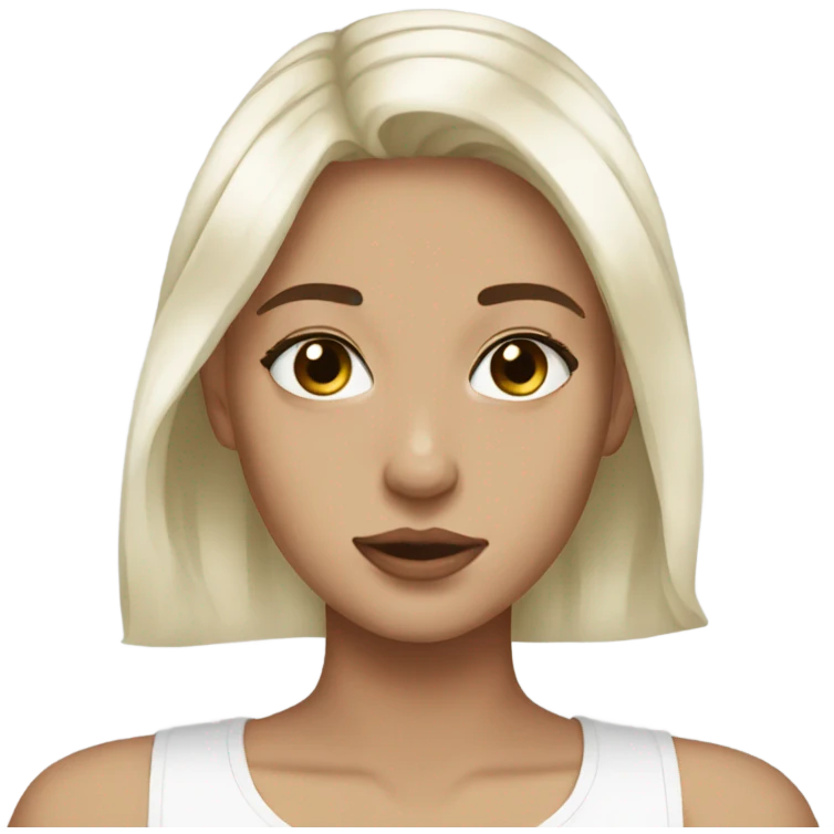 Aesthetic white clean girl emojis emoji