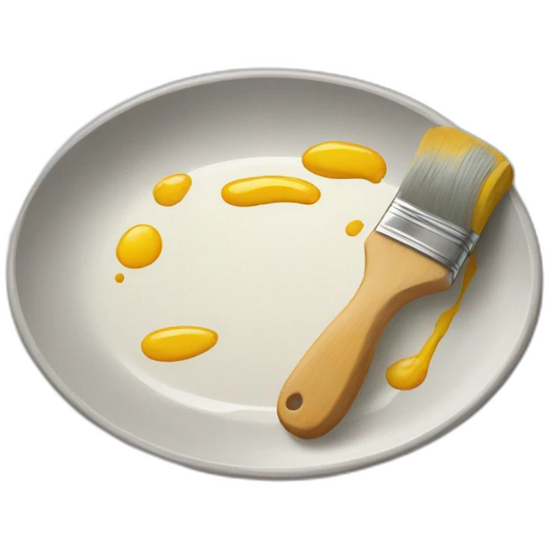 paint board plate emoji