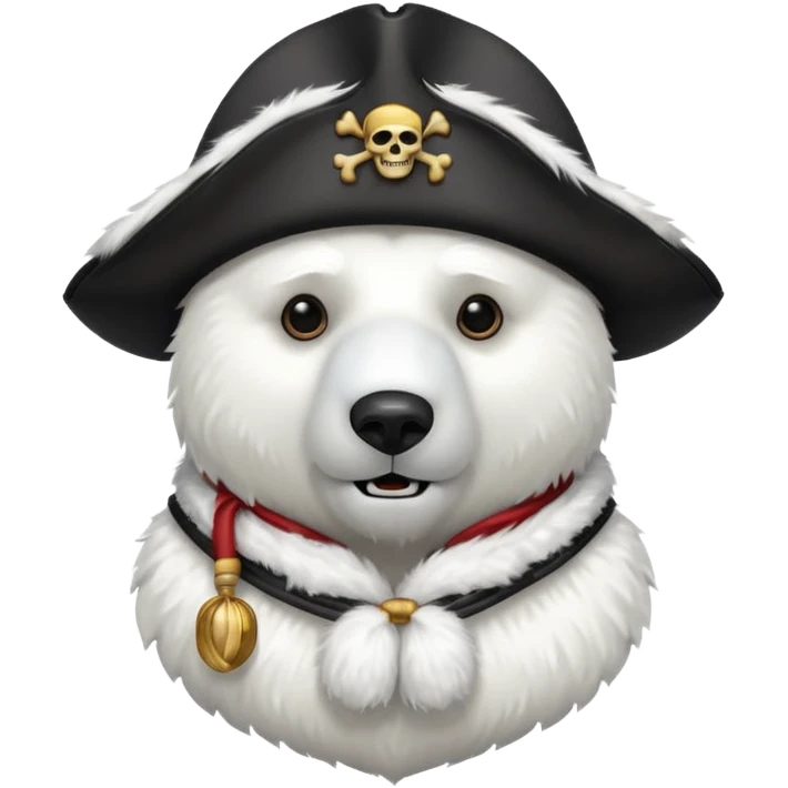 polar bear with pirate hat























 emoji