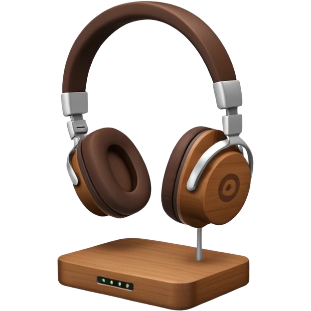 headphones holder/stand emoji