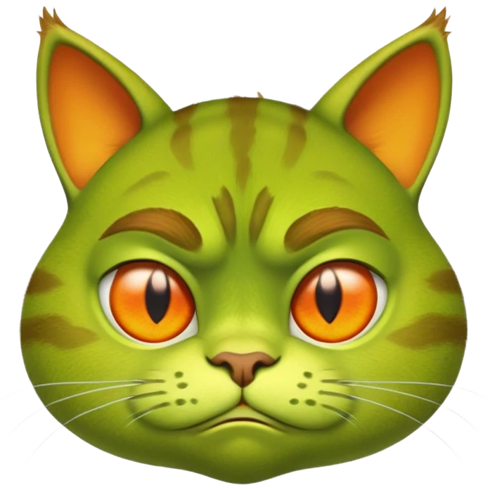 шрек-кошка emoji