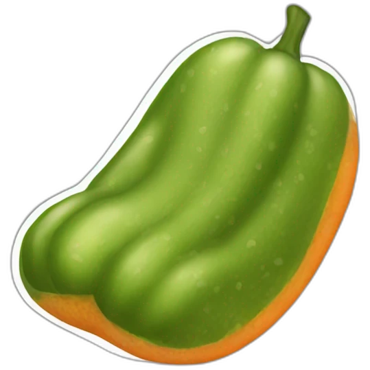 orange-pickle emoji