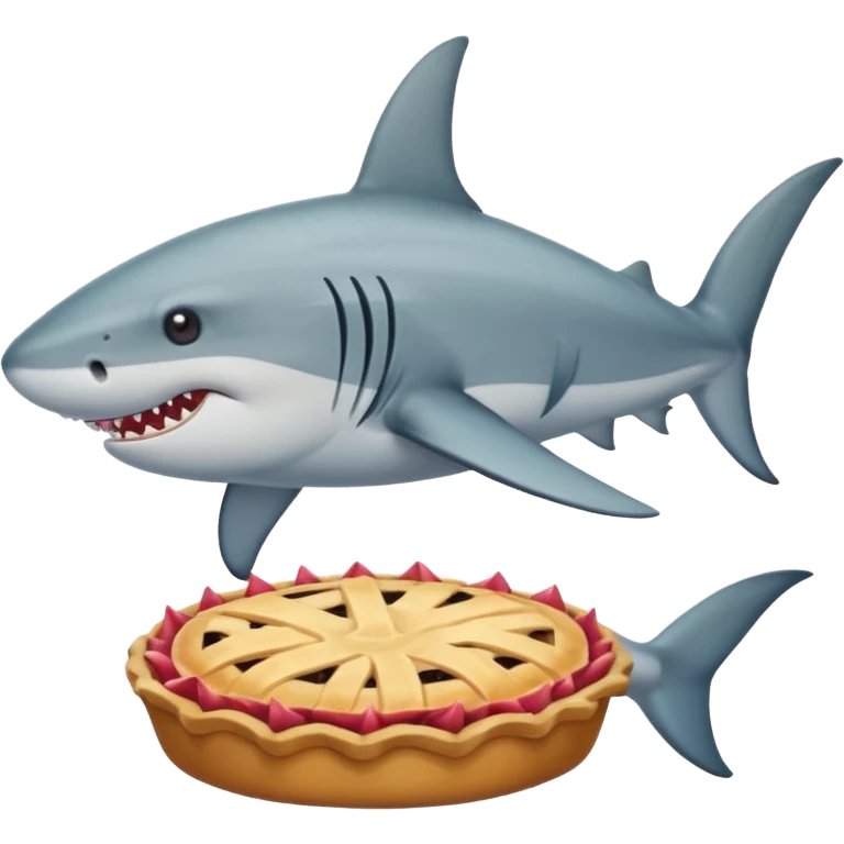 Tiburón con pies emoji
