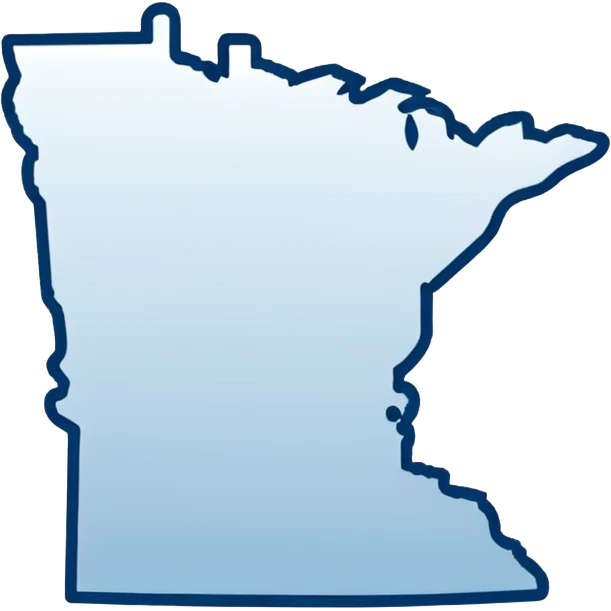 Outline of the state of Minnesota emoji