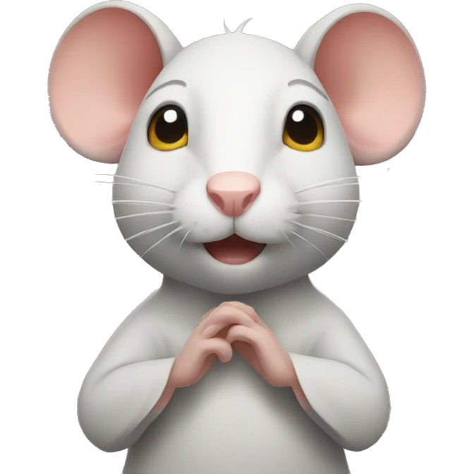 Pray rat emoji