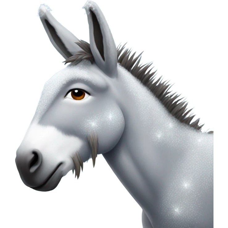 Ice cold donkey emoji
