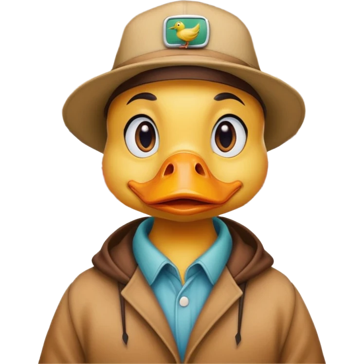утка в метро emoji