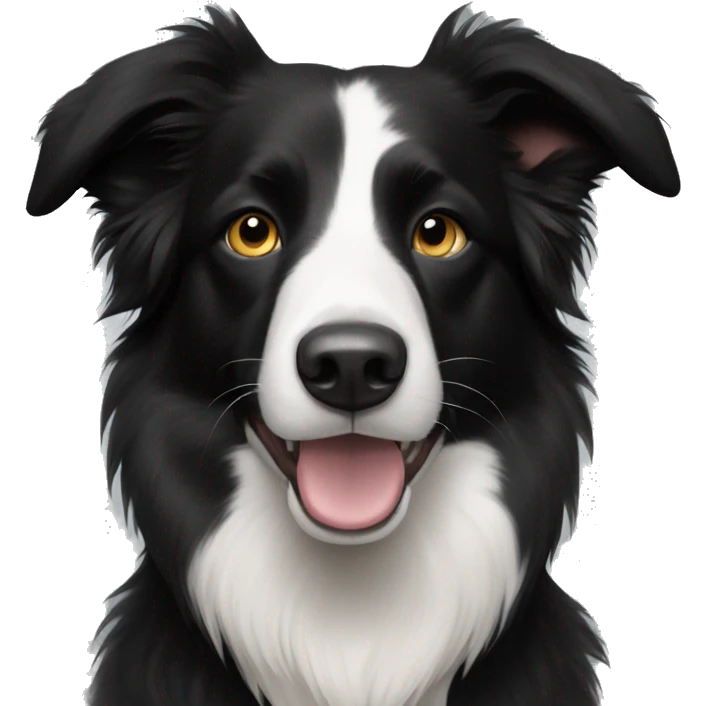 border-collie-all black- no white emoji
