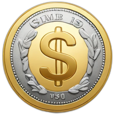 dollar coin emoji