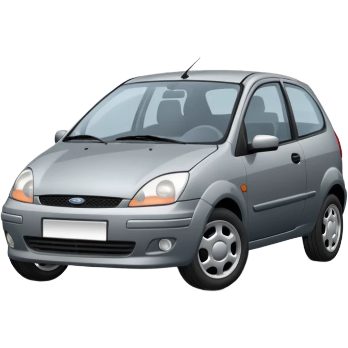 grey ford fiesta from 2003 emoji