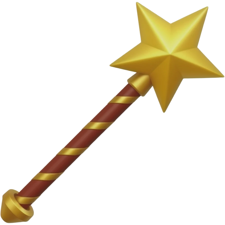 red wand emoji