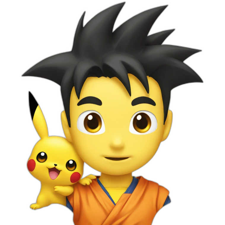 Goku pikachu emoji