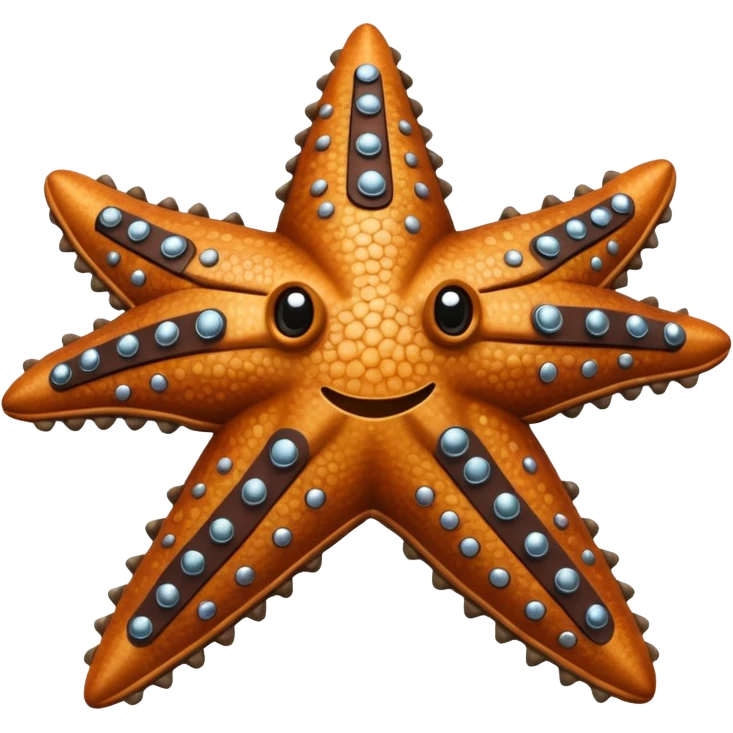 Starfish in leather wear emoji