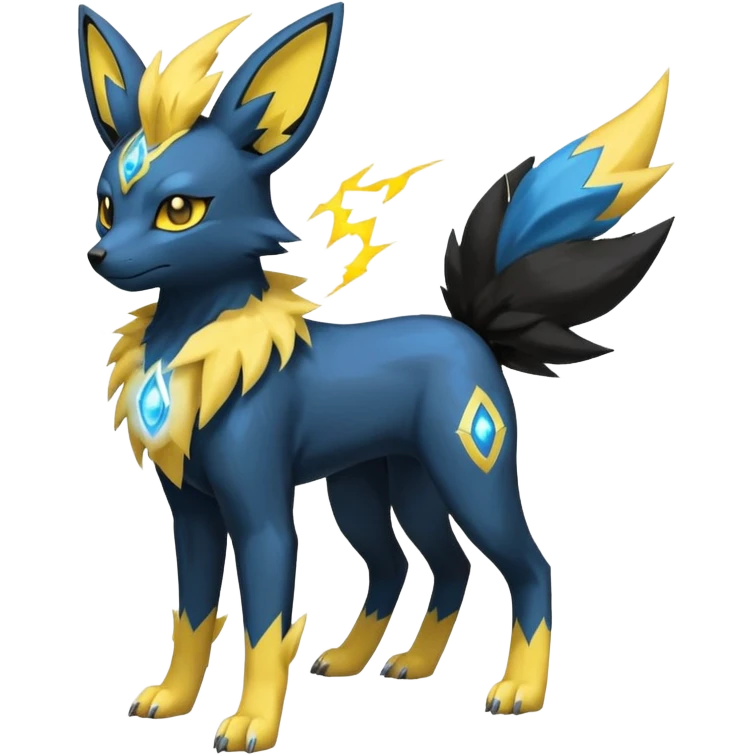 Umbreon-Manectric-Jolteon-Fakemon-hybrid -fusion- full body emoji