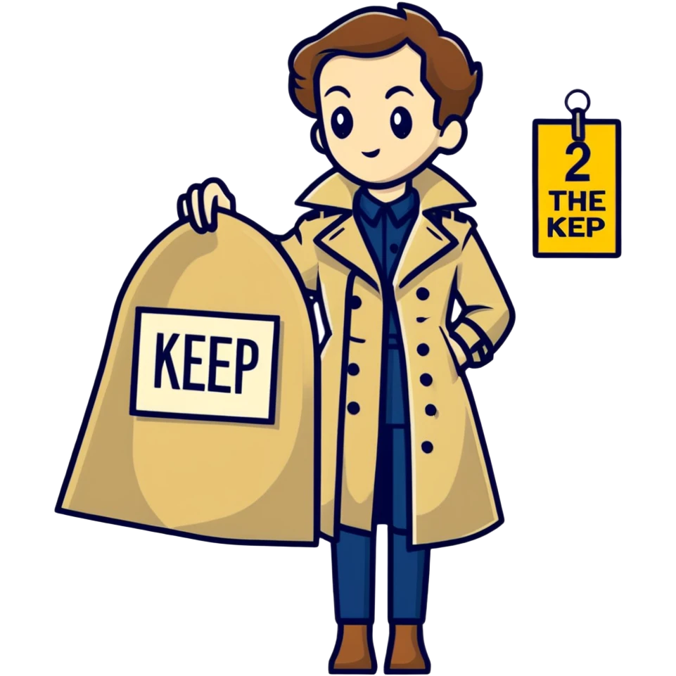 Female Slot Sleuth with a keep sign emoji