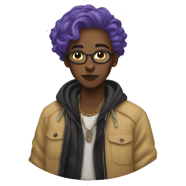 Non binary artist emoji