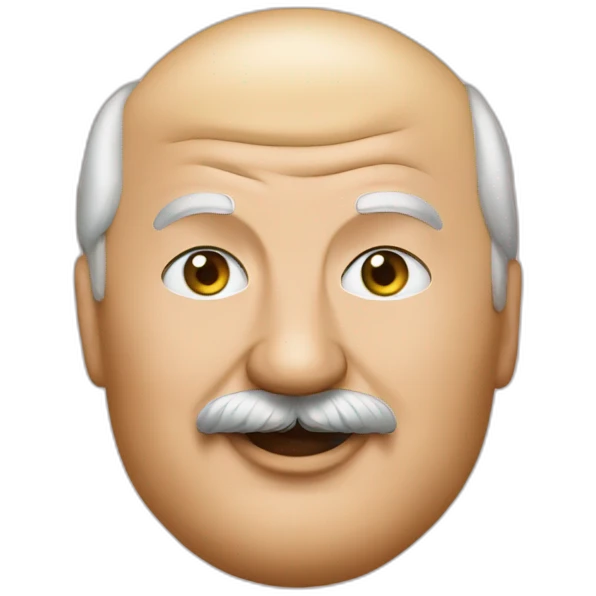 Lukashenko with potato emoji