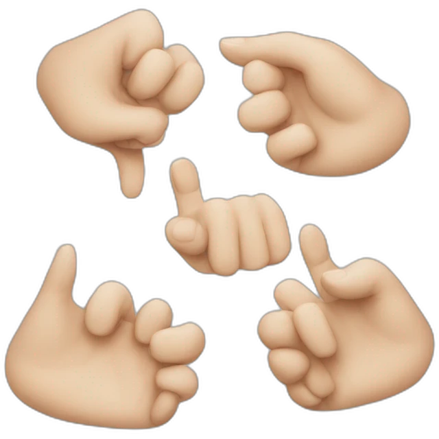 Promesse du petit doigt emoji