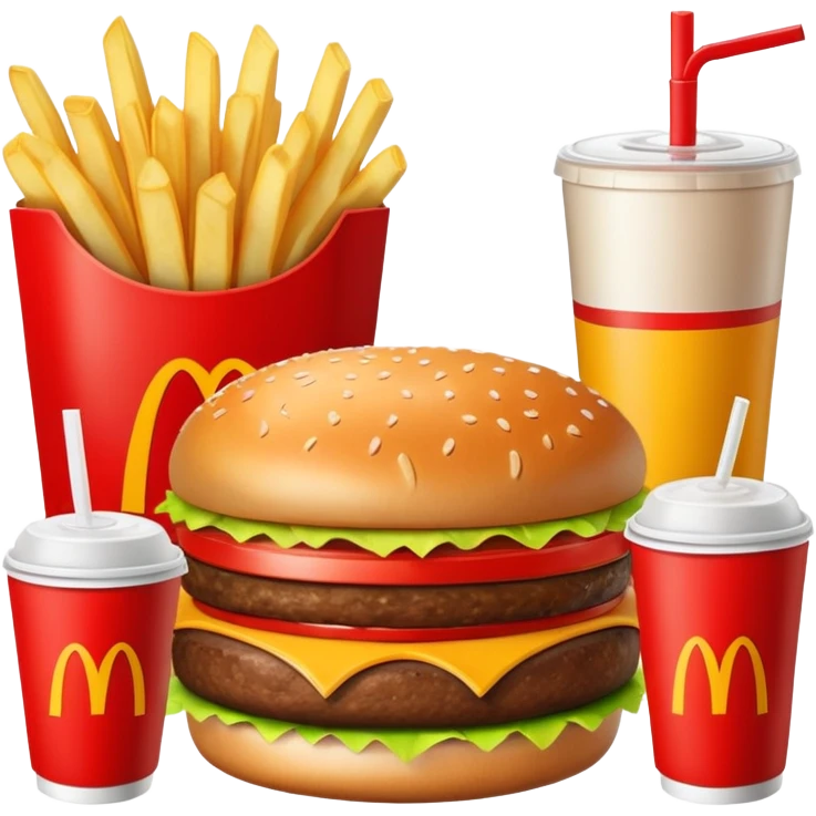 McDonald’s meal  emoji