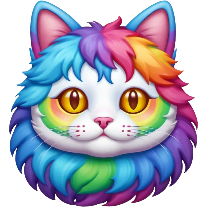 Candy rainbow cat emoji