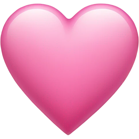 pretty pink heart  emoji