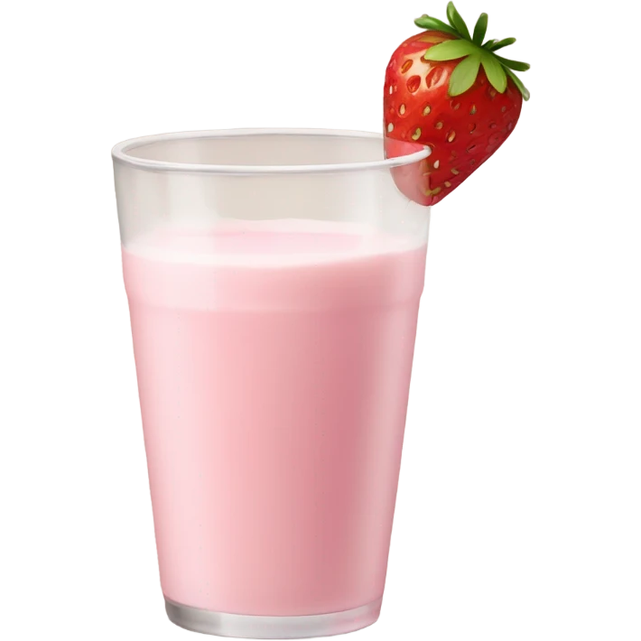 Strawberry milk emoji