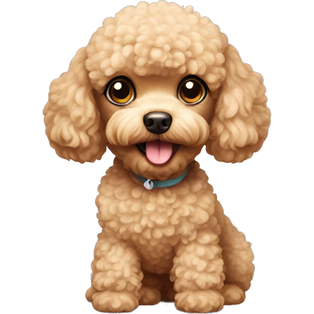 Toy poodle emoji