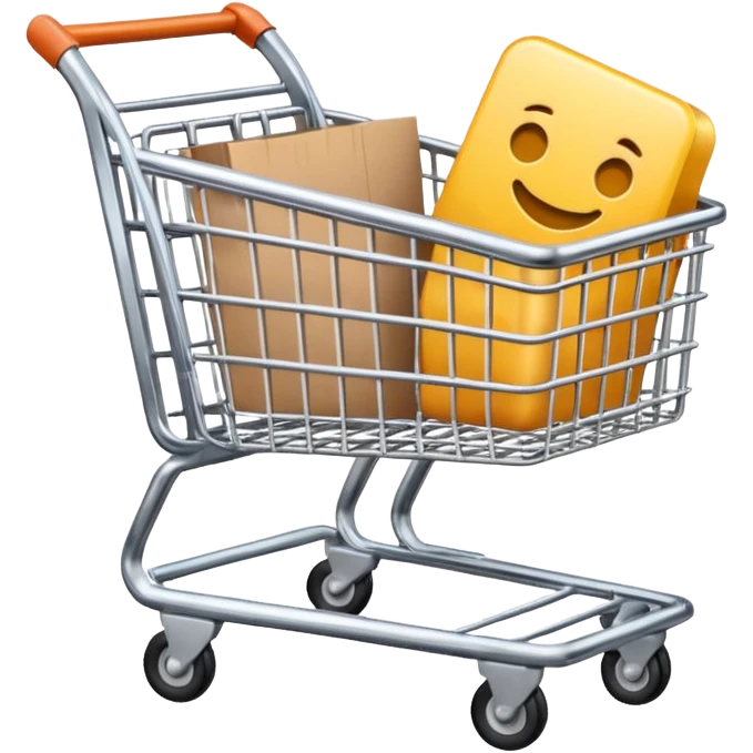 shopping cart emoji