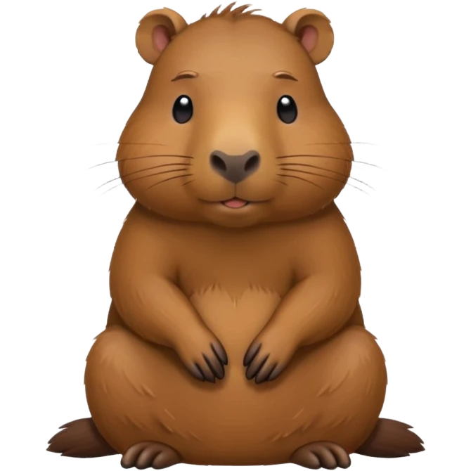 Capybara emoji