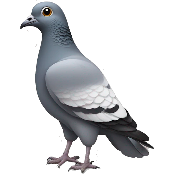 pigeon with millers  emoji