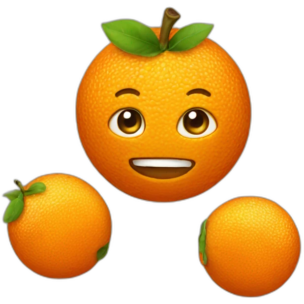 Orange  emoji