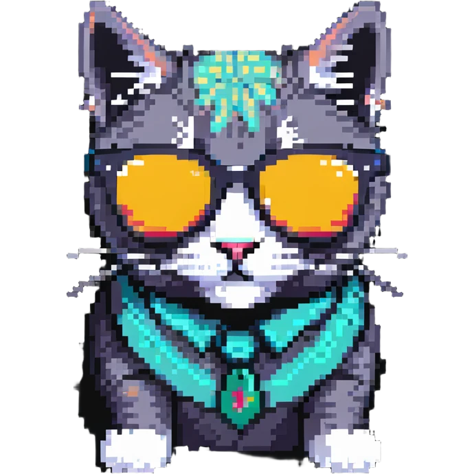 cat wearing sunglasses emoji