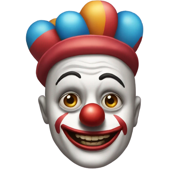 Freakshow clown emoji