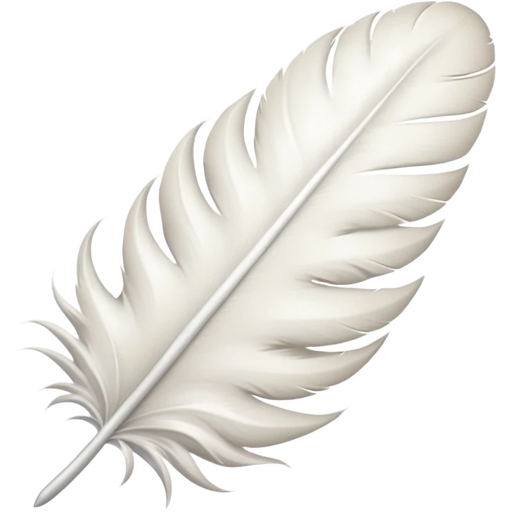 white feather emoji