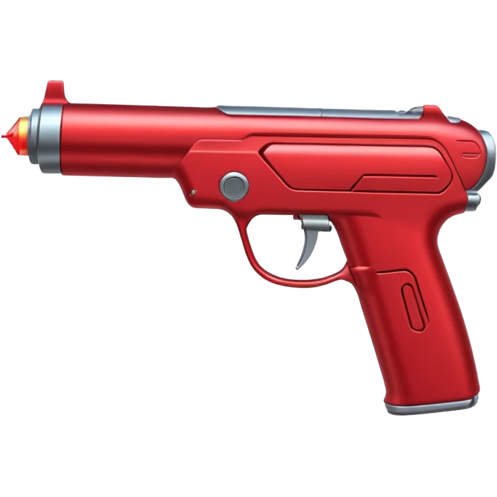 red laser gun emoji