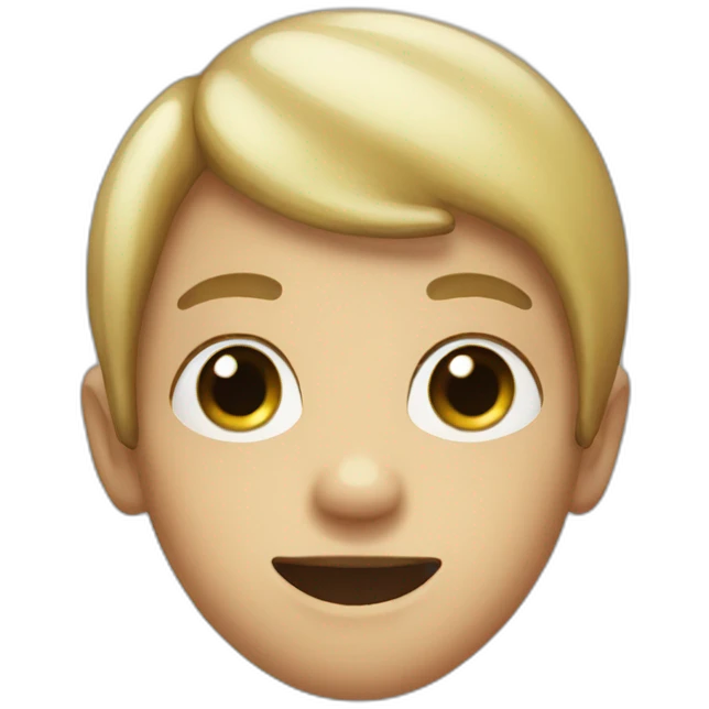Squid boy face emoji