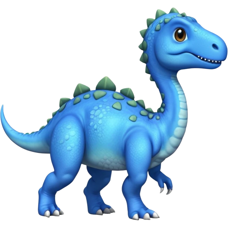 small herbivorous celestial dinosaur that walks on all fours emoji
