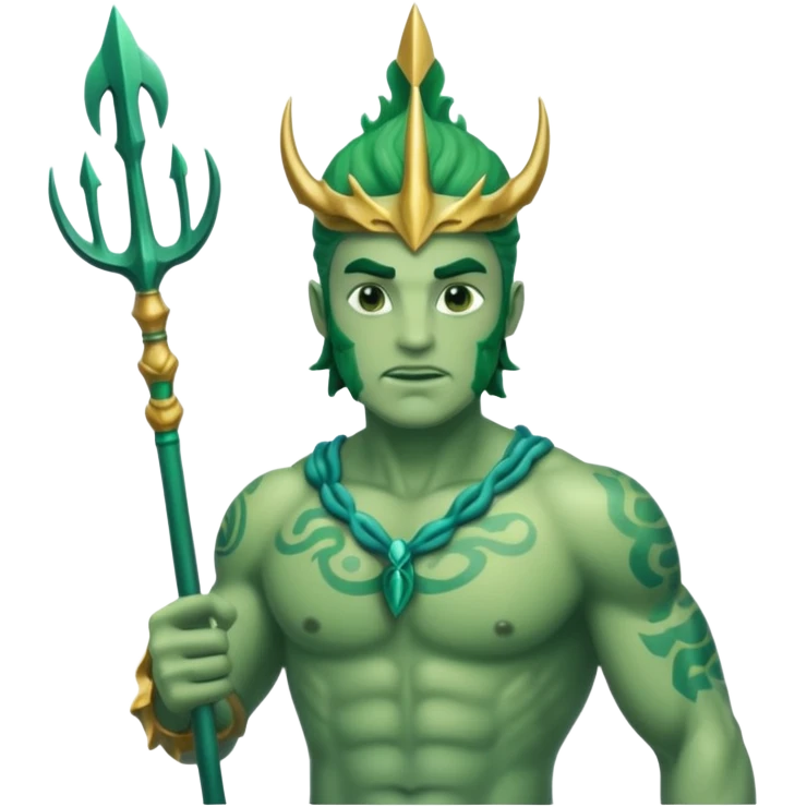 atlantis man OF THE SEA emoji