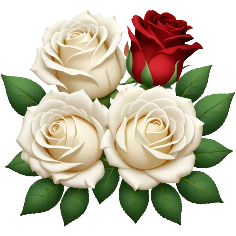 spray rosses flower white emoji