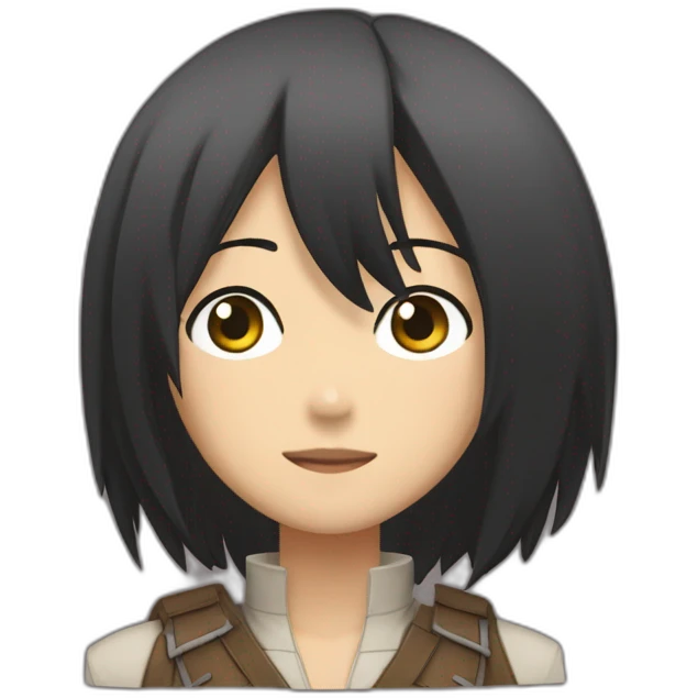 Mikasa ackerman emoji