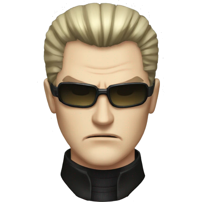 Angry Albert Wesker Resident Evil emoji