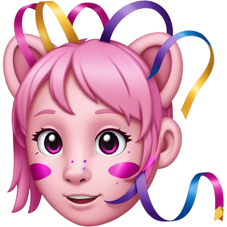Ear with party streamers emoji