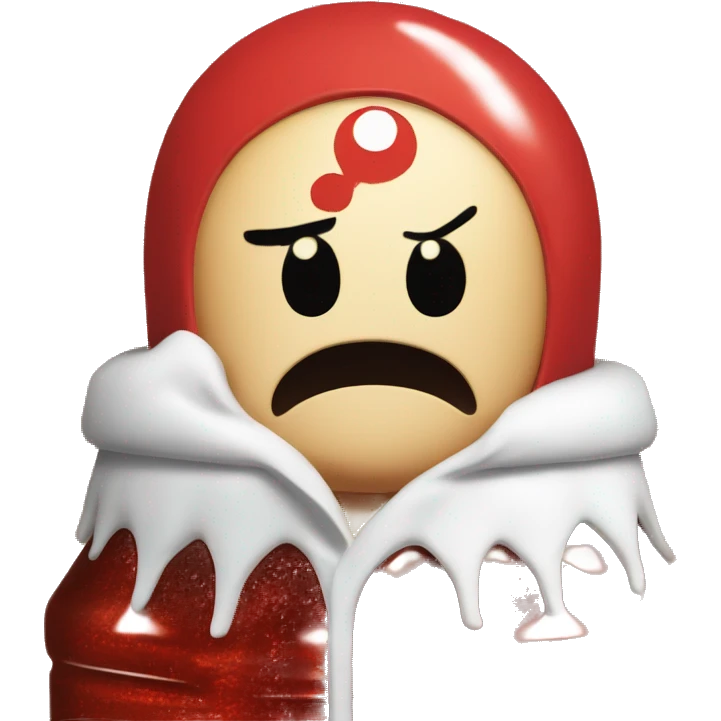 in one piece manga universe, red cola bottle with C letter in the center emoji