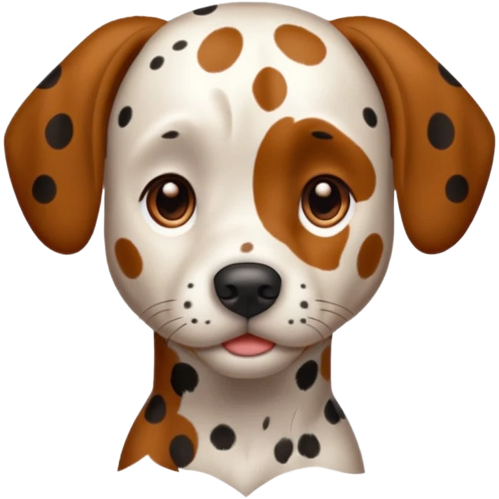 Brown Dalmatian  emoji