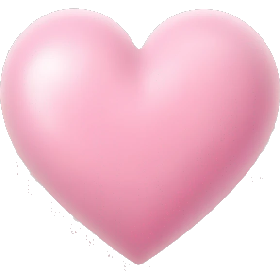 Baby pink heart emoji