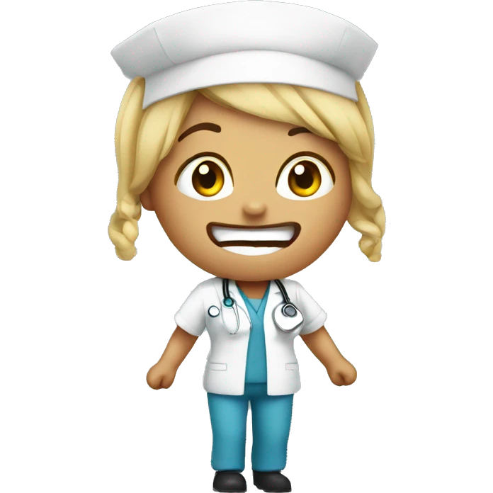 Nurse panicking emoji