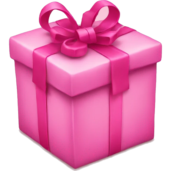 Pink present  emoji